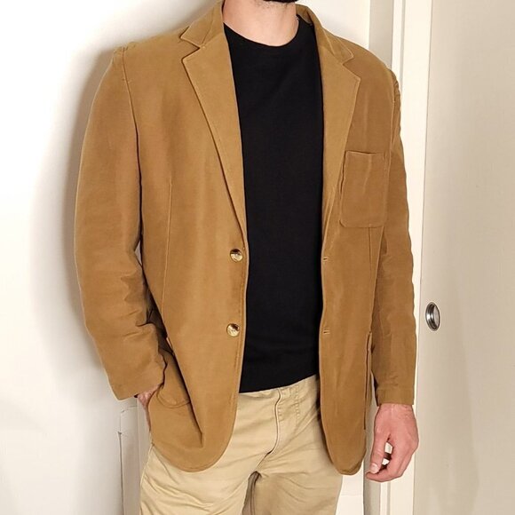 Robert Graham Russell Suede Woven Blazer Jacket - Picture 1 of 11